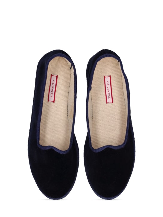 Vibi Venezia - Loafer aus Baumwollsamt