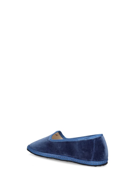 Vibi Venezia: Mocasines de terciopelo de algodón