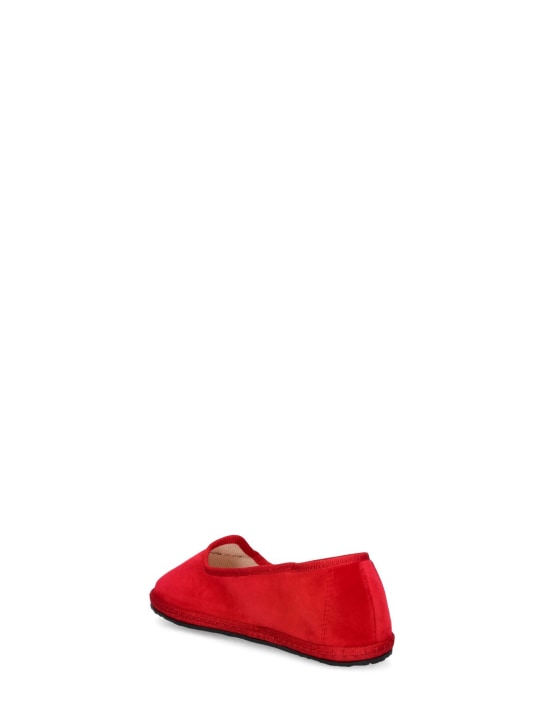 Vibi Venezia: Mocassins en velours de coton