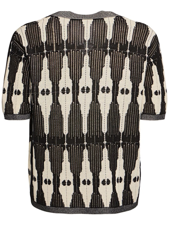 Commas: Polo en maille jacquard Ritual