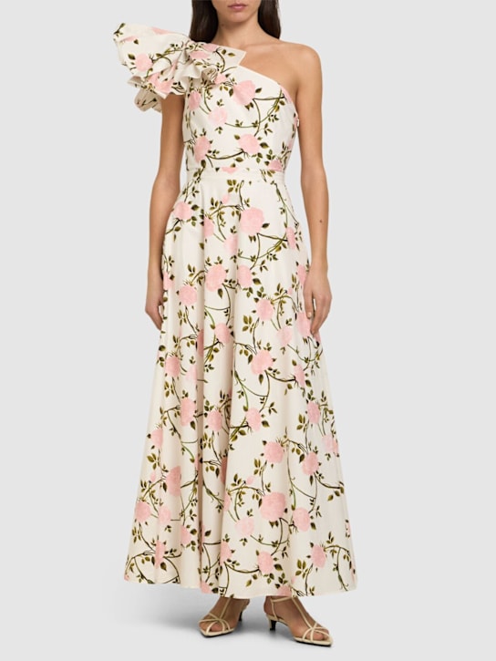 Giambattista Valli - Robe longue en popeline imprimée