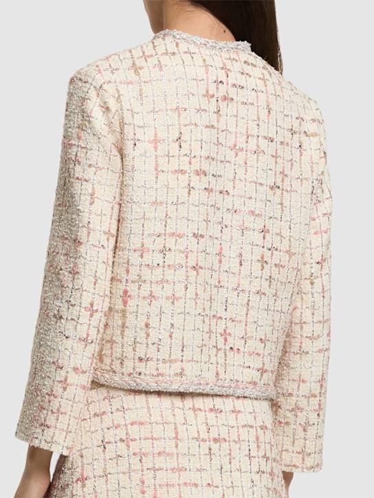 Giambattista Valli: Bomberjacke aus Lurexbouclé