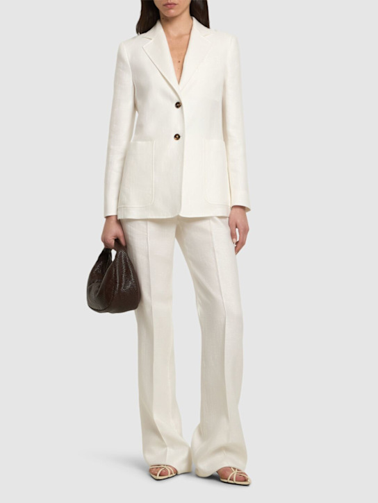 Max Mara: Guglia linen blazer
