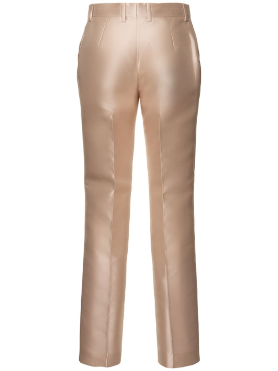 Alberta Ferretti: Mikado slim pants