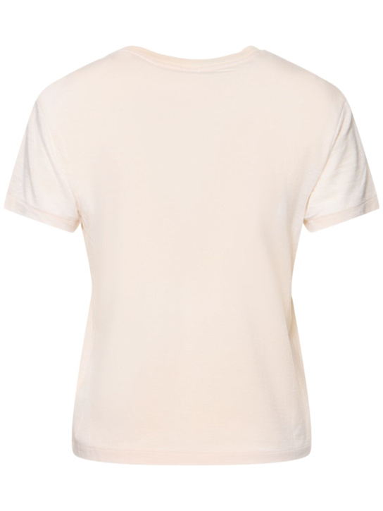 RE/DONE: Camiseta de jersey de algodón