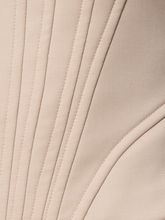 Giuseppe Di Morabito: Top bustier senza spallini in lana