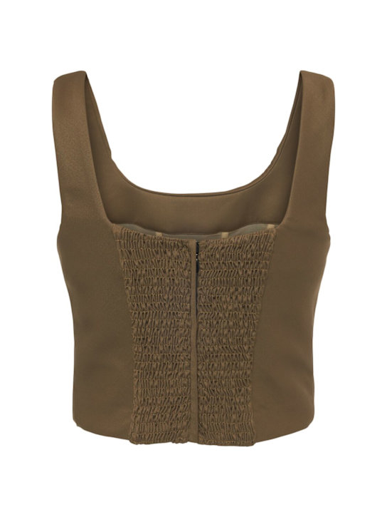 Giuseppe Di Morabito: Top in lana drappeggiata
