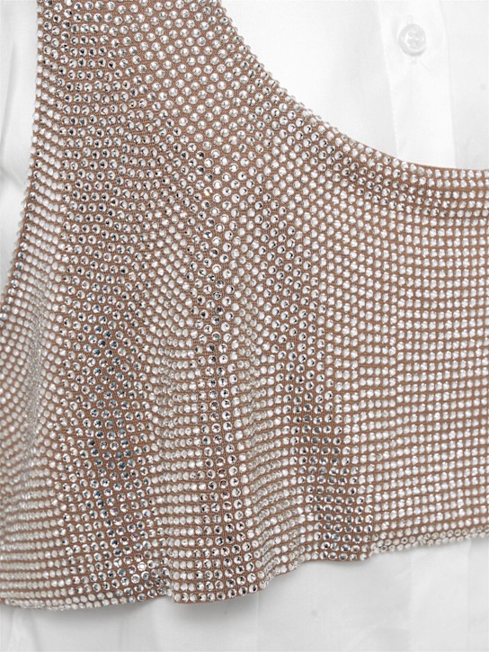 Giuseppe Di Morabito: Chemise en popeline de coton embelli