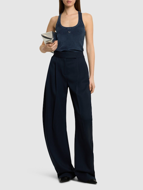 Giuseppe Di Morabito - Tank top in cotone stretch a costine