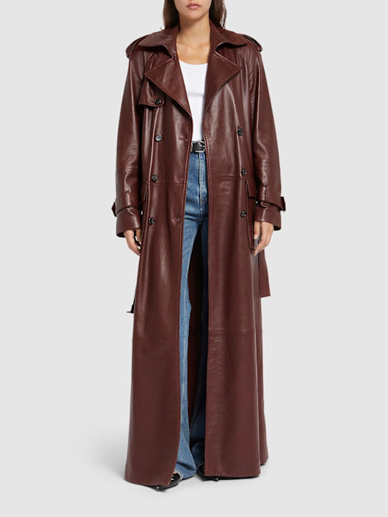 Giuseppe Di Morabito - Trenchcoat aus Lammleder