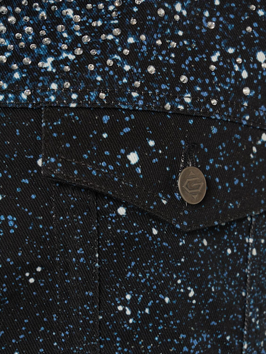 Giuseppe Di Morabito: Giacca in denim con decorazioni