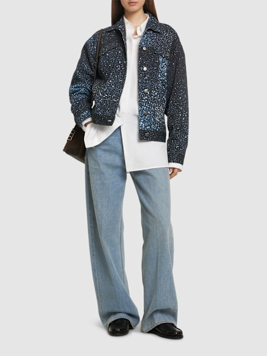 Giuseppe Di Morabito - Giacca in denim con decorazioni