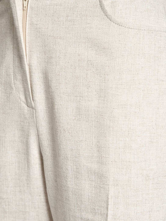 Jacquemus: Le Pantalon Sauge linen blend pants