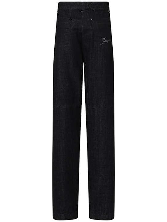 Jacquemus: Jeans de cintura alta