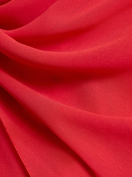 Jacquemus: Robe en satin drapé La Robe Castagna