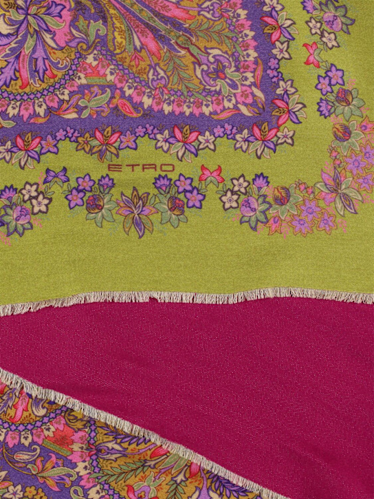 Etro - Plaid en laine Iris