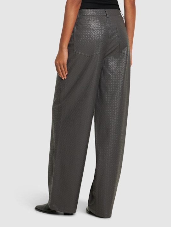 Rotate: Pantalon taille haute en tissu technique imprimé