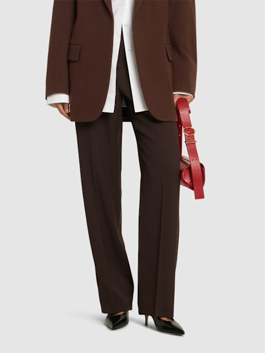 Gianvito Rossi: 55mm hohe Lederpumps „Robbie“
