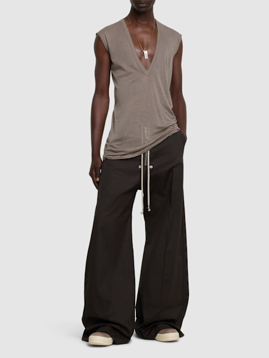 Rick Owens - T-Shirt aus Baumwolle mit V-Ausschnitt „Dylan“