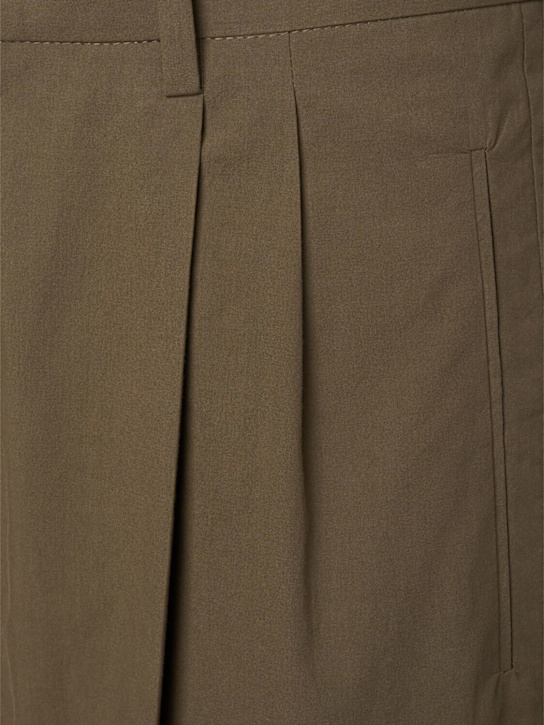 The Row: Baumwollhose mit Plisseedetail „Silas“