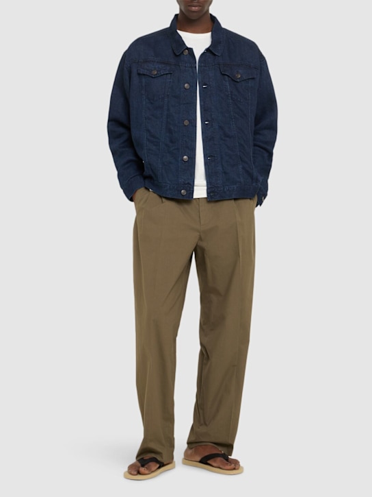 The Row - Baumwollhose mit Plisseedetail „Silas“