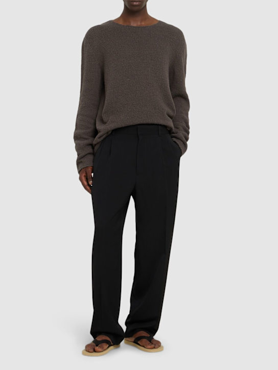 The Row: Hose mit Plisseedetails „Silas“