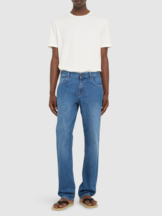 The Row: Baumwolljeans mit ausgestelltem Schnitt „Jaxon“