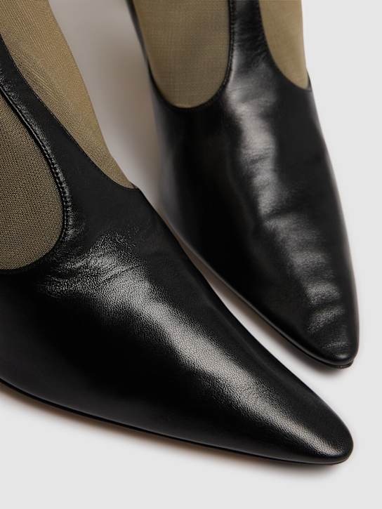 The Row: 85mm hohe Stiefel aus Mesh
