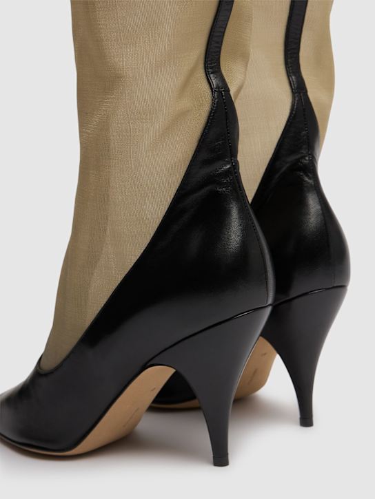 The Row: 85mm hohe Stiefel aus Mesh