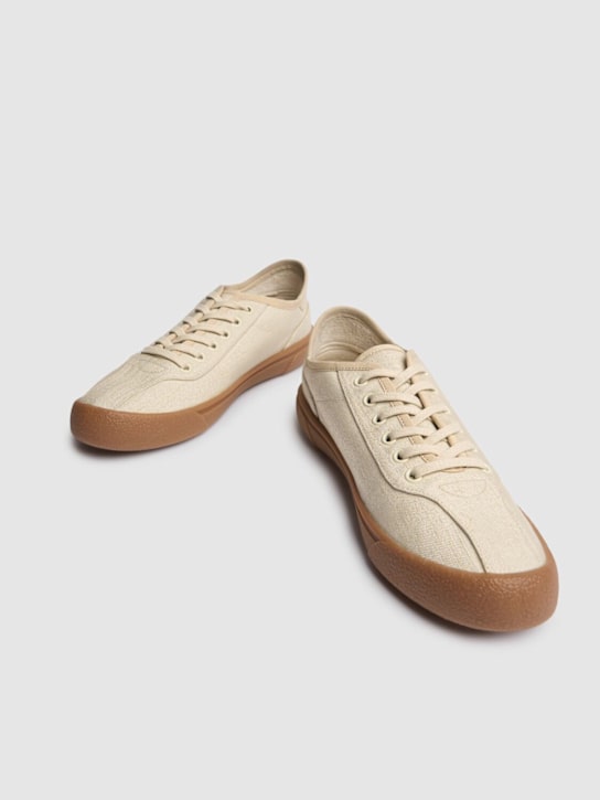 The Row: Canvas lace-up sneakers