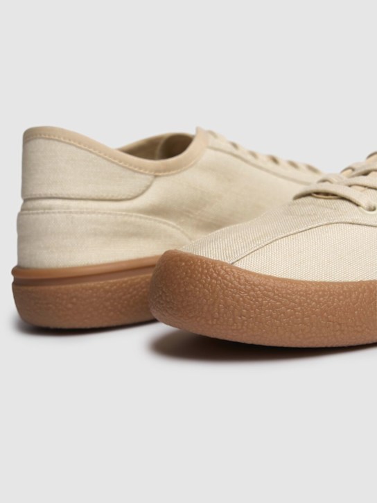 The Row: Canvas lace-up sneakers