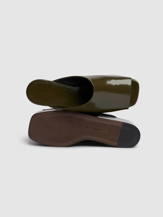 The Row: 20mm Emi flatform patent leather wedges