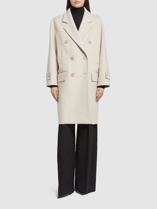 Max Mara: Nogara double breasted midi coat