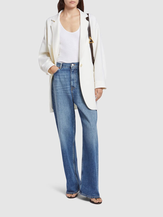 Max Mara: Orlaya oversized wool blend blazer