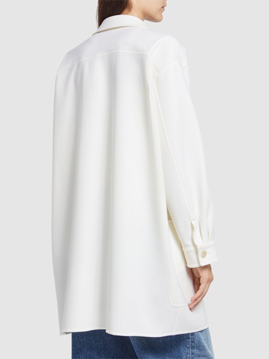 Max Mara: Orlaya oversized wool blend blazer