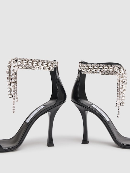 Jimmy Choo: Sandales en cuir Verity 100 mm