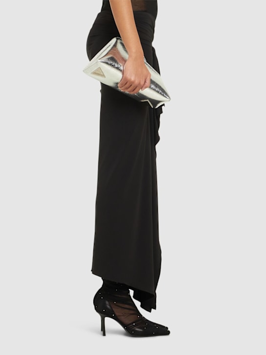 Jimmy Choo: 85mm Stiefeletten aus Mesh mit Kristallen „Lotta“