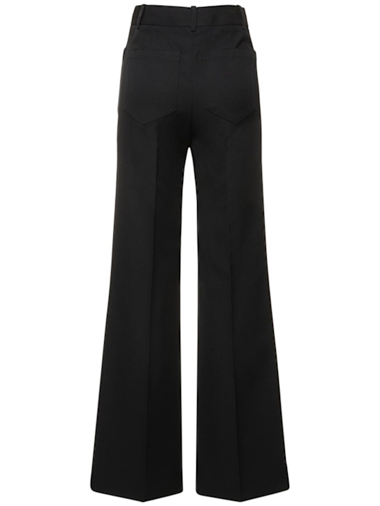 Victoria Beckham: Weite Hose aus Wollmischung „Alina“