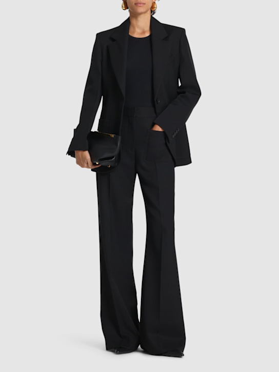 Victoria Beckham - Pantaloni Alina in misto lana