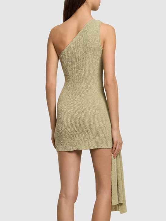 Aya Muse: Vestido corto de lino