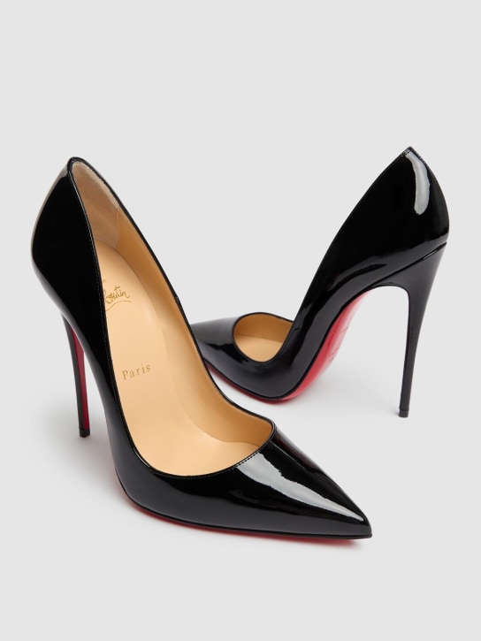 Christian Louboutin: Escarpins en cuir verni So Kate 120 mm