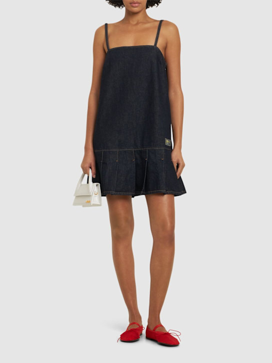 GANNI - Rinsed denim mini dress