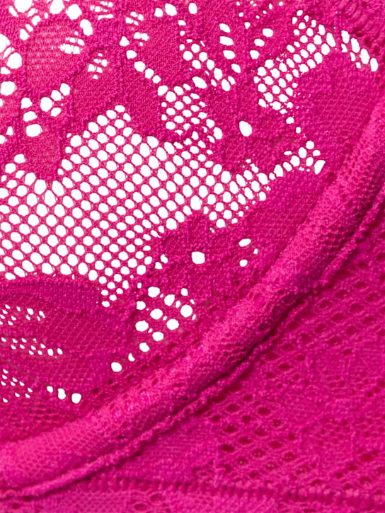 Fleur Du Mal: Le Stretch lace & silk demi bra