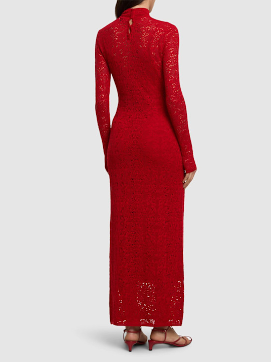 Gabriela Hearst: Langes Kleid aus Wollmischstrick „Lethe“