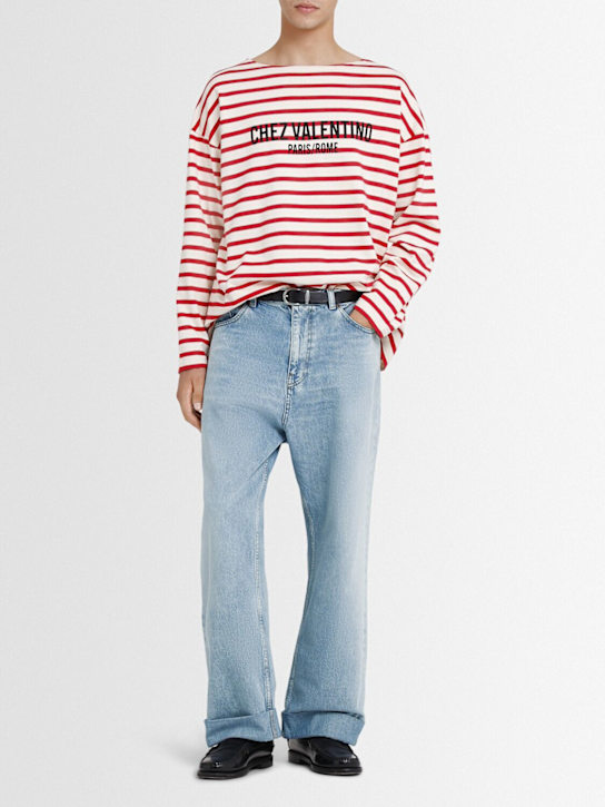Valentino: Jeans in denim stonewashed