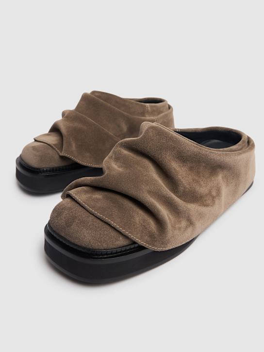 The Attico: Mules Mini Robin in camoscio 30mm