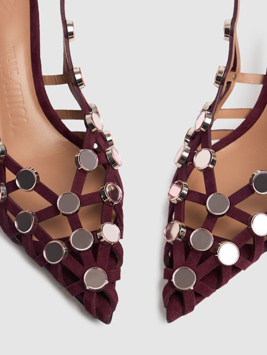 The Attico: 50mm hohe Slingback-Pumps „Grid“