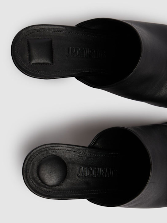 Jacquemus: Mules de piel 90mm