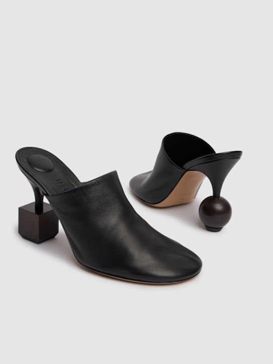 Jacquemus: Mules de piel 90mm