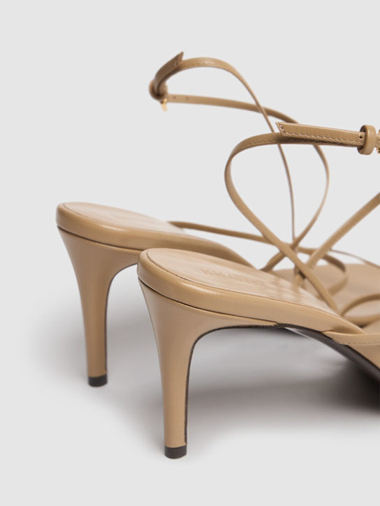 Khaite: 75mm Loop leather sandals